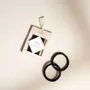 Accessoires cheveux - Elastiques sans couture noir et lurex x6 - BACHCA