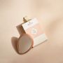 Beauty products - Wooden Hand mirror + cotton pouch - BACHCA