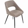 Chairs - Elodie grey chair - SIGNATURE MOBILIER ET DÉCORATION