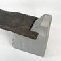 Benches - Concrete and Chestnut Wood Bench [FRAGMENT] - CASE STUDIOS