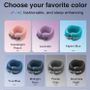 Travel accessories - EASYNAP Pocket Pillow Chin Support Large Pewter Gray - EASYNAP