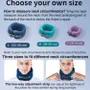 Travel accessories - EASYNAP Pocket Pillow Chin Support Medium Midnight Navy - EASYNAP
