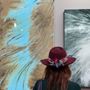 Paintings - Acrylic Resin Painting "SAHARA" - TURIK&ART (KSENIIA TURIK)