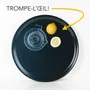 Trays - Round wooden serving tray - Trompe-l'oeil lemons 38 cm - MONBOPLATO