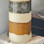 Céramique - LAMPE TOTEM SCULPTURALE EN GRÈS - CUOIO COLLECTION - DI VINCENZO POUJOULA