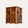 Storage boxes - Handmade Rotating Multifunctional Cabinet - THE ZHAI