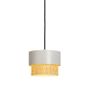 Suspensions - KAN suspension diamètre de 19cm en noir, blanc, terracotta ou doré - LUXCAMBRA