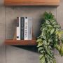 Gifts - TILISMA bookends - walnut wood with metal base - TILISMA