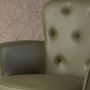 Chairs - Dark green leatherette swivel chair - ANGEL CERDÁ