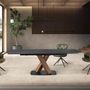 Chairs - Dark green leatherette swivel chair - ANGEL CERDÁ