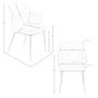 Chairs - Brown leatherette chair - ANGEL CERDÁ