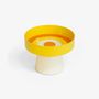 Platter and bowls - Yellow service stand - ISUWA