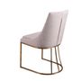 Chaises - Chaise en tissu gris - ANGEL CERDÁ