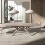 Chaises - Chaise en tissu gris - ANGEL CERDÁ