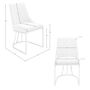 Chaises - Chaise en tissu gris - ANGEL CERDÁ