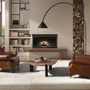 Fauteuils - Fauteuil Chester en cuir marron cognac - ANGEL CERDÁ