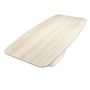 Dining Tables - Oval barrel dining table in porcelain marble - ANGEL CERDÁ