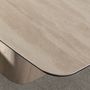 Dining Tables - Oval barrel dining table in porcelain marble - ANGEL CERDÁ