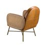 Armchairs - Brown leather armchair - ANGEL CERDÁ