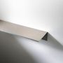 Shelves - Minimalist Wall Shelf in Brushed Aluminum - CASE STUDIOS