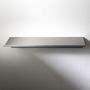 Shelves - Minimalist Wall Shelf in Brushed Aluminum - CASE STUDIOS