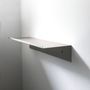 Shelves - Minimalist Wall Shelf in Brushed Aluminum - CASE STUDIOS
