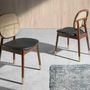 Chairs - Round rattan back Dining table chair - ANGEL CERDÁ
