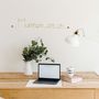 Other wall decoration - Gilded Brass Wire Wall Decoration\" Gold Mom\” - to pin - BIJOUX DE MUR