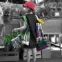 Bags and totes - Shopping bag - Leek bag - Turnip bag - MARON BOUILLIE