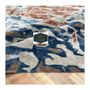 Tapis - HTR 106, tapis de projet en soie de haute qualité, au design abstrait, - INDIAN RUG GALLERY
