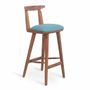 Chaises - Oriq - Chaise haute / de bar en teck - ALANKARAM