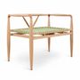 Bancs - Bangku - Banc deux places en bois massif - ALANKARAM