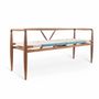 Benches - Bangku Three Seater Teakwood Bench - ALANKARAM