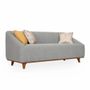 Sofas - Crynhoi Two Seater Teakwood Sofa - ALANKARAM