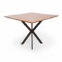 Bureaux - Korsa - Table de bureau ouverte avec plateau en bois massif - ALANKARAM