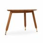 Other tables - Kridlo – Teakwood Table with Brass - ALANKARAM