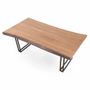 Dining Tables - Dogal - Metal Legs Dining/ Cafe Table - ALANKARAM