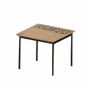 Desks - Altura - Solidwood Hand Painted Square Table - ALANKARAM
