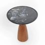 Autres tables  - Aniq - Table d'appoint en bois massif - ALANKARAM