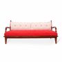 Sofas - Araal - Three Seater Teakwood Sofa - ALANKARAM