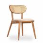Chaises - Aria - Chaise de salle à manger et d'étude en teck - ALANKARAM