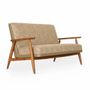 Sofas - Aronui Two Seater Teakwood Sofa - ALANKARAM