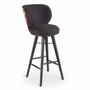 Chairs - Bhrami - Wooden High Chair with Swivel Seat - ALANKARAM
