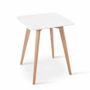 Other tables - Cheshi - Solidwood Cafe Table with Stone Table - ALANKARAM