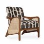Chaises - Egri - Chaise longue en teck et rotin - ALANKARAM