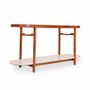 Console table - Harmonie - Console with Glass and Quartz - ALANKARAM