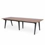 Tables Salle à Manger - Ike - Table en bois massif avec plateau en stratifié - ALANKARAM