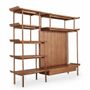 Bookshelves - Indah Teakwood TV Unit - ALANKARAM