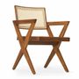 Chairs - Jeanneret - Teakwood Dining / Office Chair - ALANKARAM