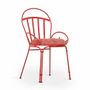 Chaises - Kaba - Chaise de salle à manger/d'extérieur en métal - ALANKARAM